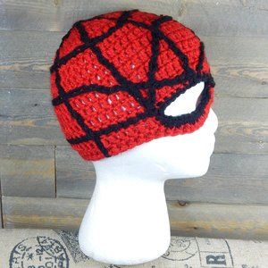 Cool SpiderMan Handmade Beanie Crochet